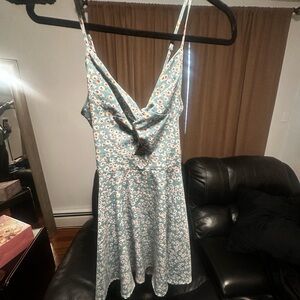 Floral Spaghetti Strap Dress